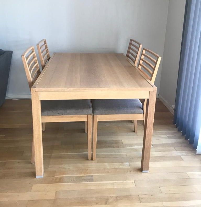 Spisebord med 4 stoler | FINN.no Spisebord med 4 stoler | FINN.no