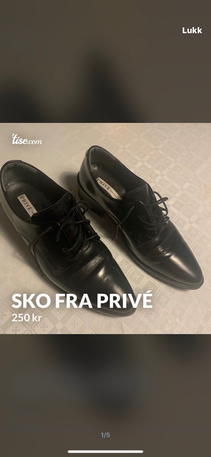 Sko fra PRIVÉ | FINN.no Privé skinnsko i str 37 | FINN.no