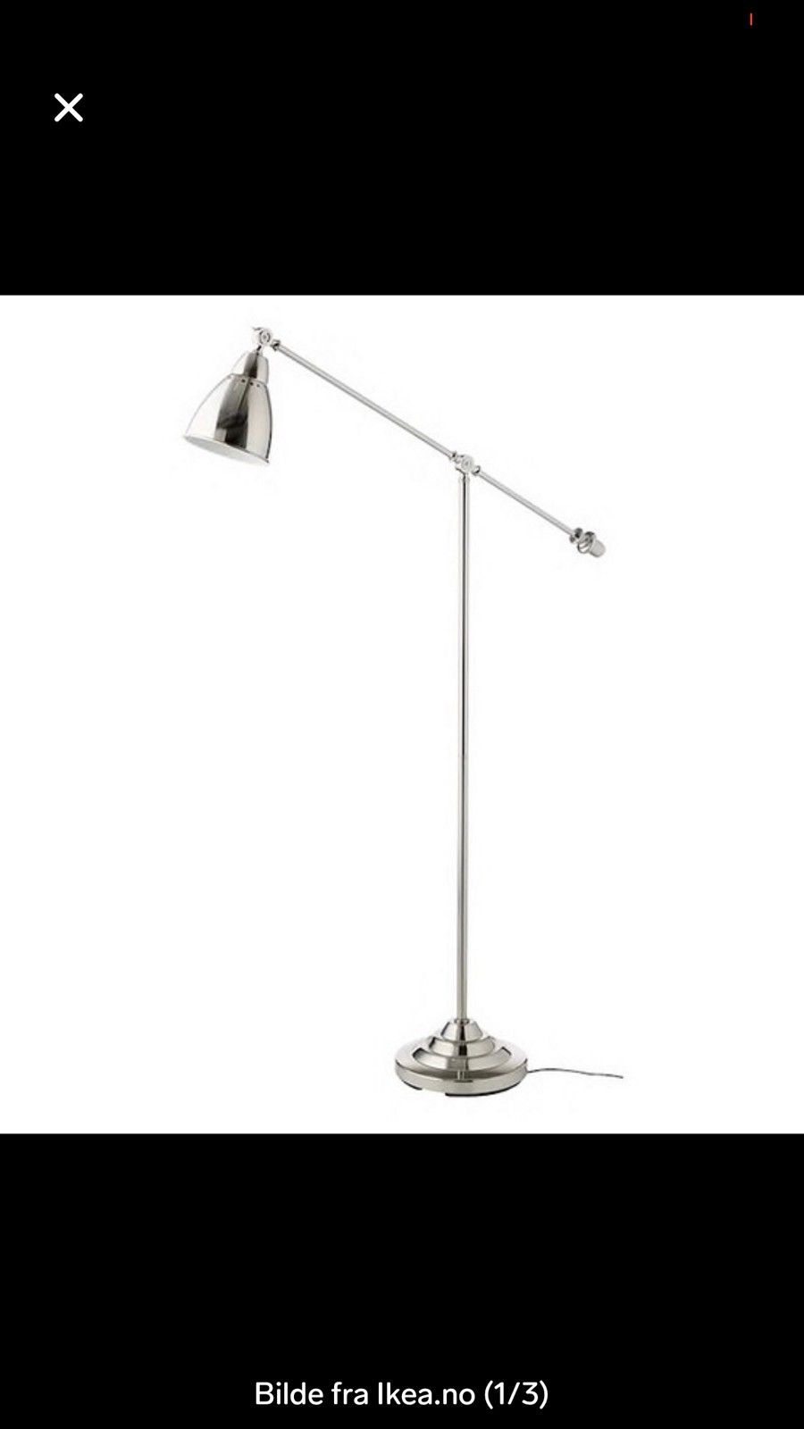 BAROMETER Stålampe fra IKEA | FINN.no Ikea gulvlamper | FINN.no