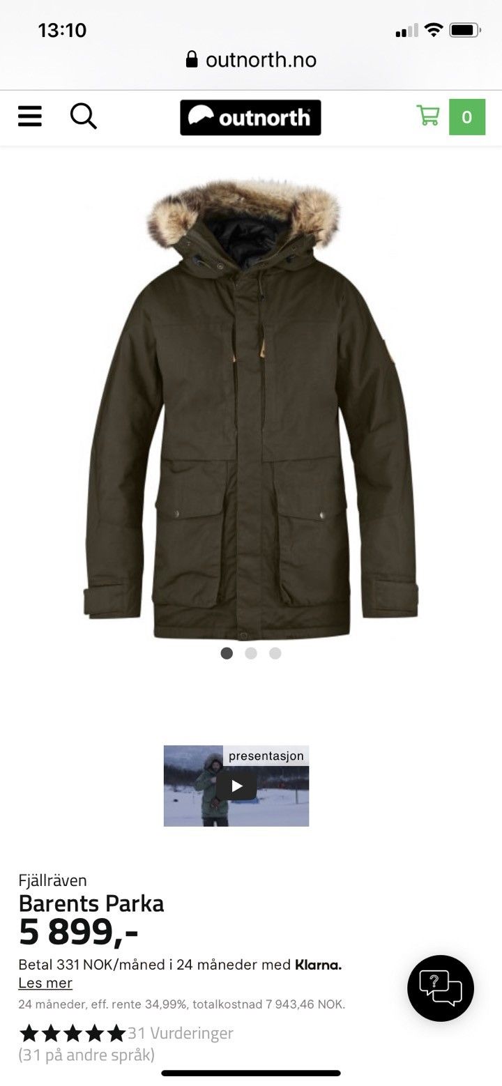 Fjellreven Barents parka , selges rimlig. | FINN.no Best pris på Fjällräven Barents Parka (Herre) Jakker