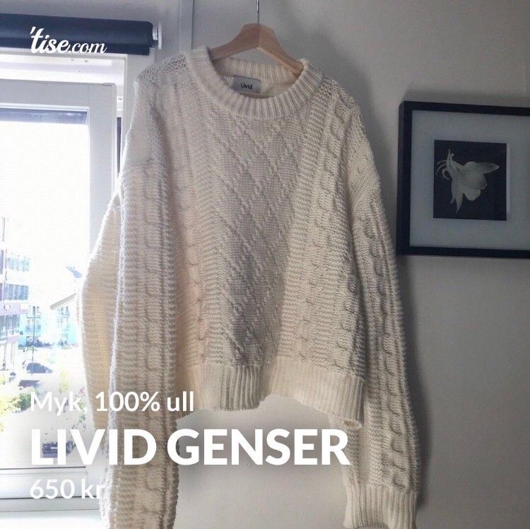 Livid genser 100% ull | FINN.no Myk og god genser fra Suncoo | FINN.no