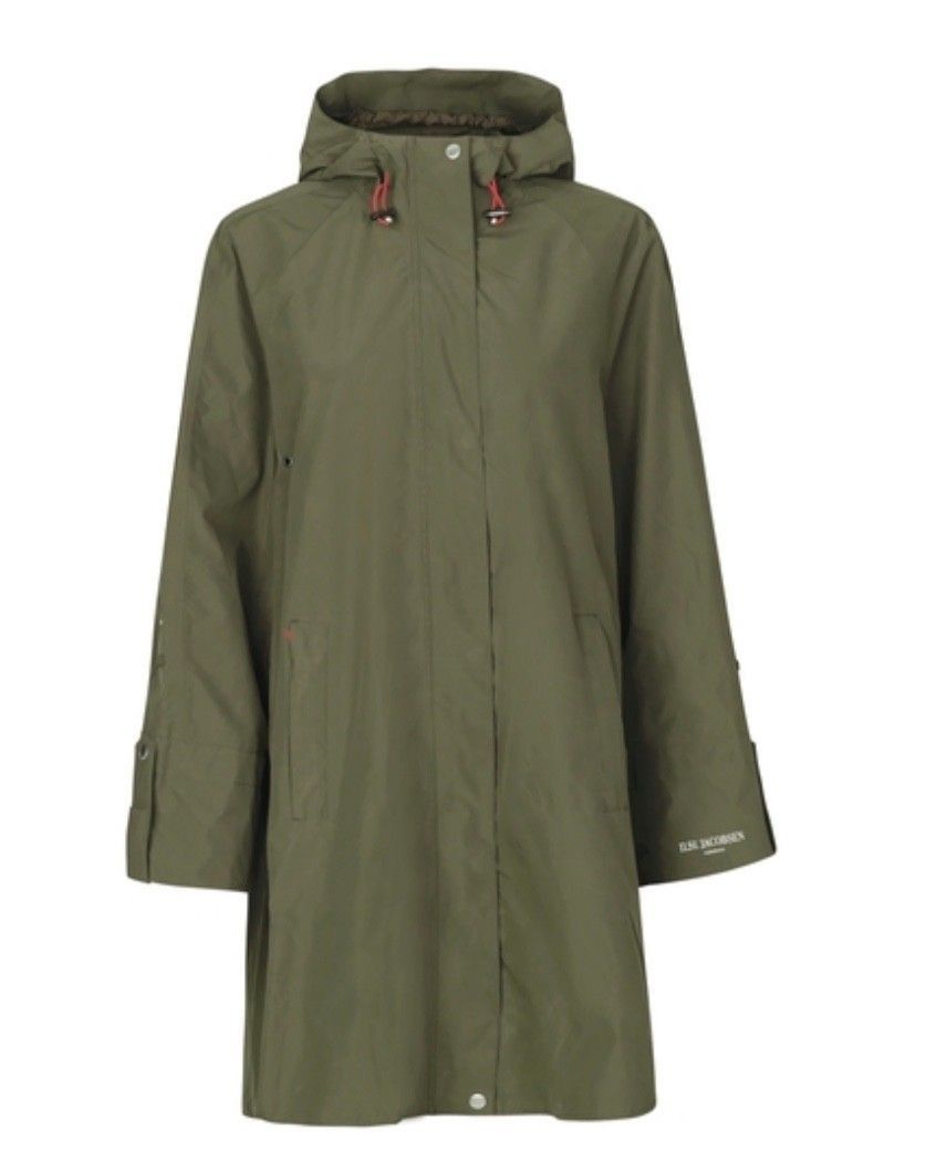 NY Ilse Jacobsen regnjakke str 3638 | FINN.no SOM NY! ILSE JACOBSEN LANG REGNFRAKKSOFTSHELL | FINN.no