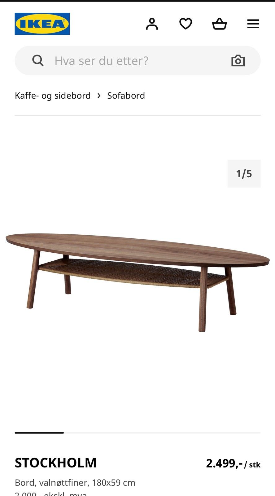Ikea Stockholm bord | FINN.no IKEA Stockholm bord (reservert) | FINN.no