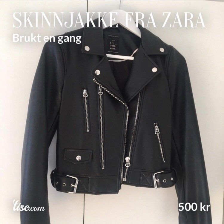 Skinnjakke fra zara | FINN.no ZARA skinnjakke | FINN.no