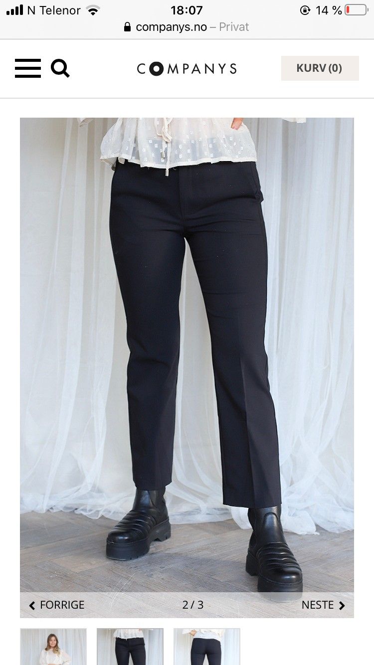 Grønn dressbukse fra InWear . Zella W kickflare | FINN.no Blue Zella Kickflare Bukse InWear Dressbukser - Dameklær er billig