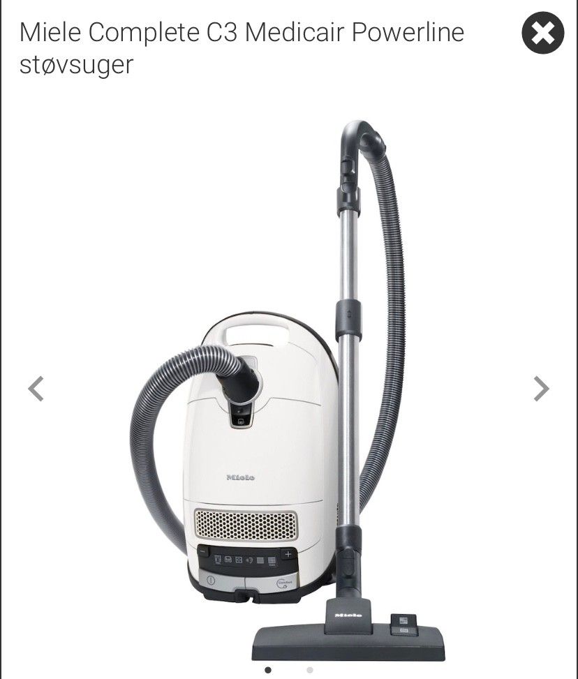 Miele støvsuger | FINN.no Støvsuger miele! Nypris 2600: | FINN.no