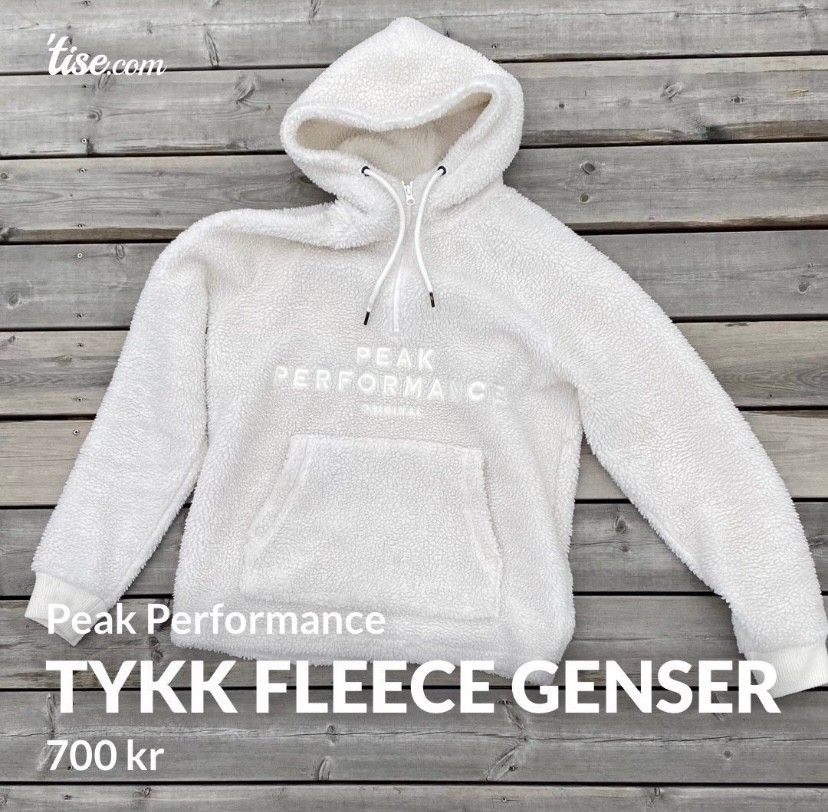Tykk fleece genser fra Peak Performance! | FINN.no Tykk fleece genser fra Peak Performance! | FINN.no