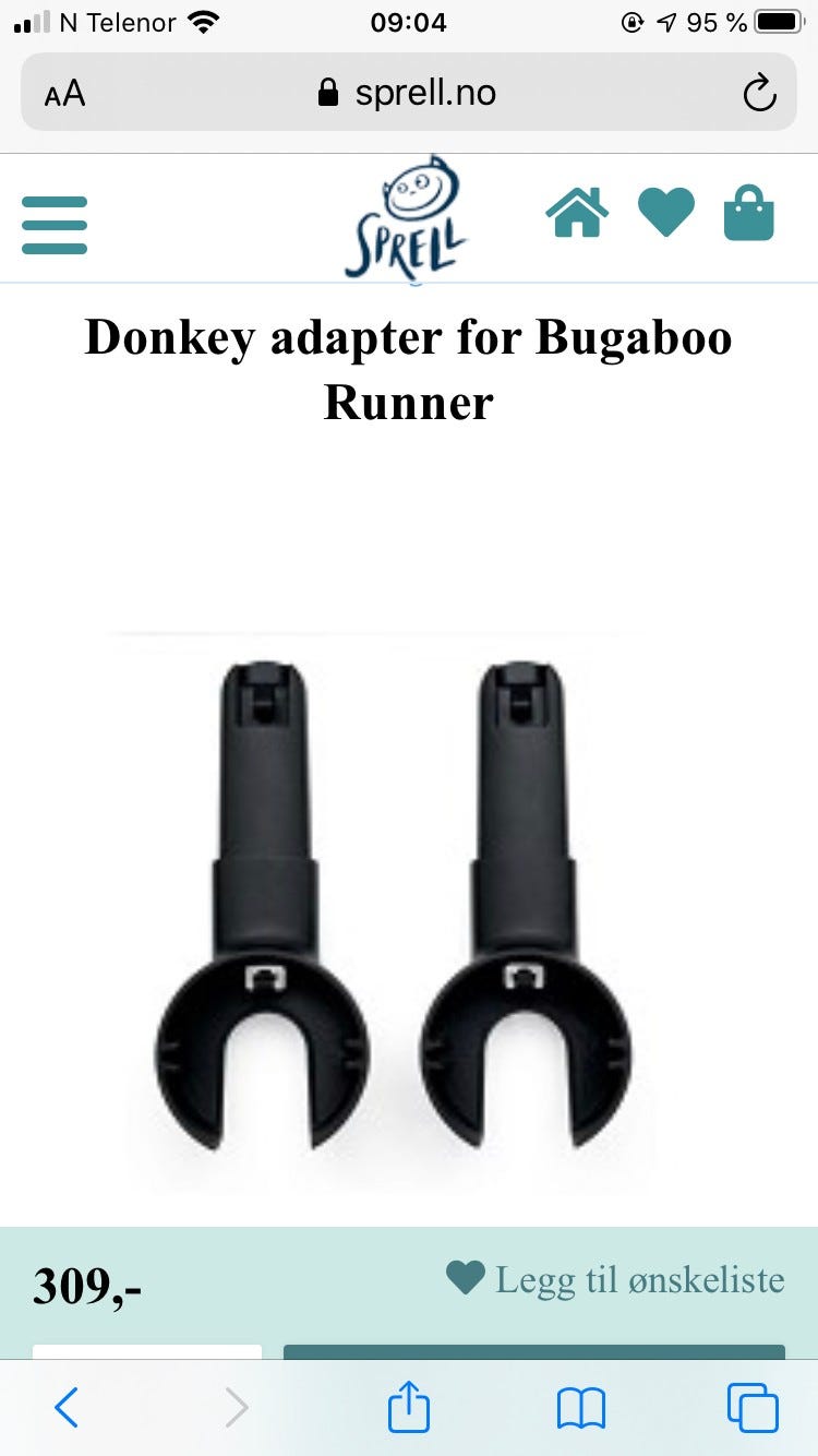 bugaboo runner adapter donkey