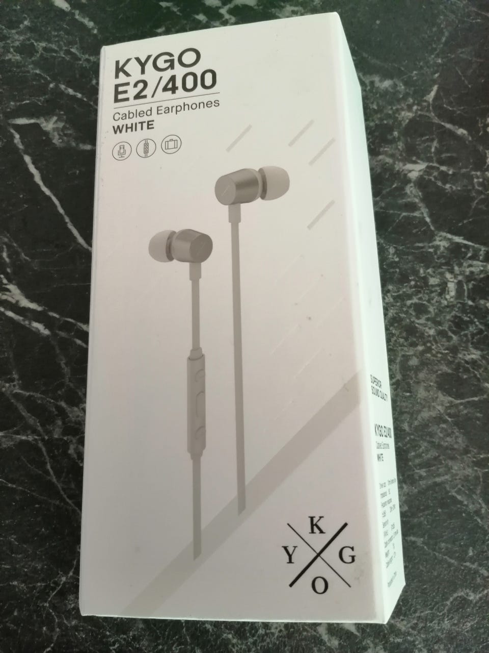 KYGO E2/400 Cabled Earphones BLACK
