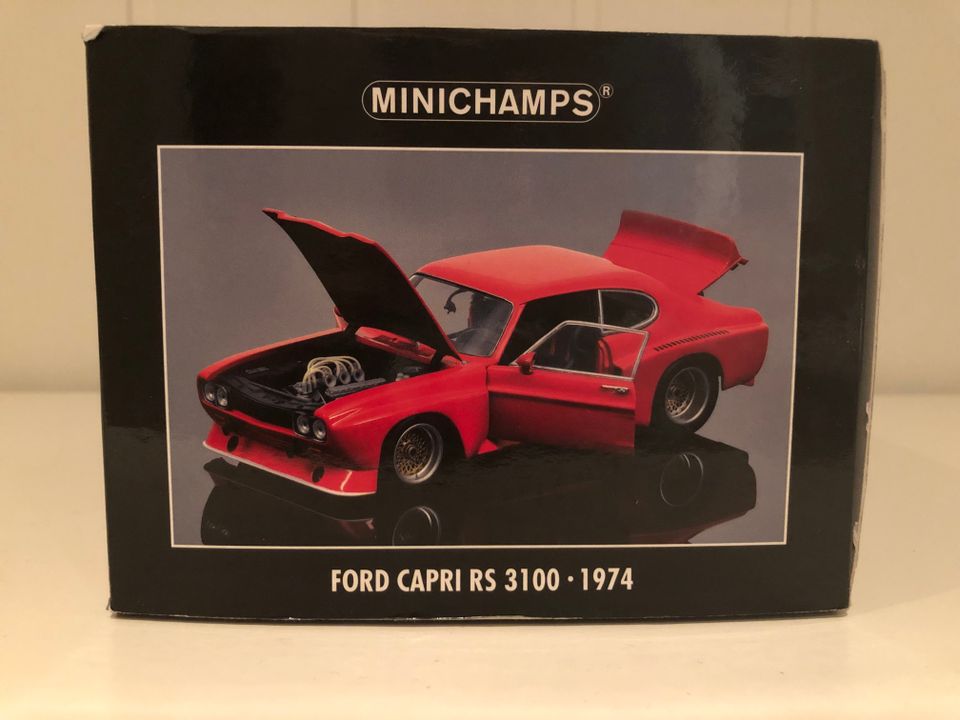 1:18 Ford Capri RS 3100 1974 Minichamps | FINN-torget
