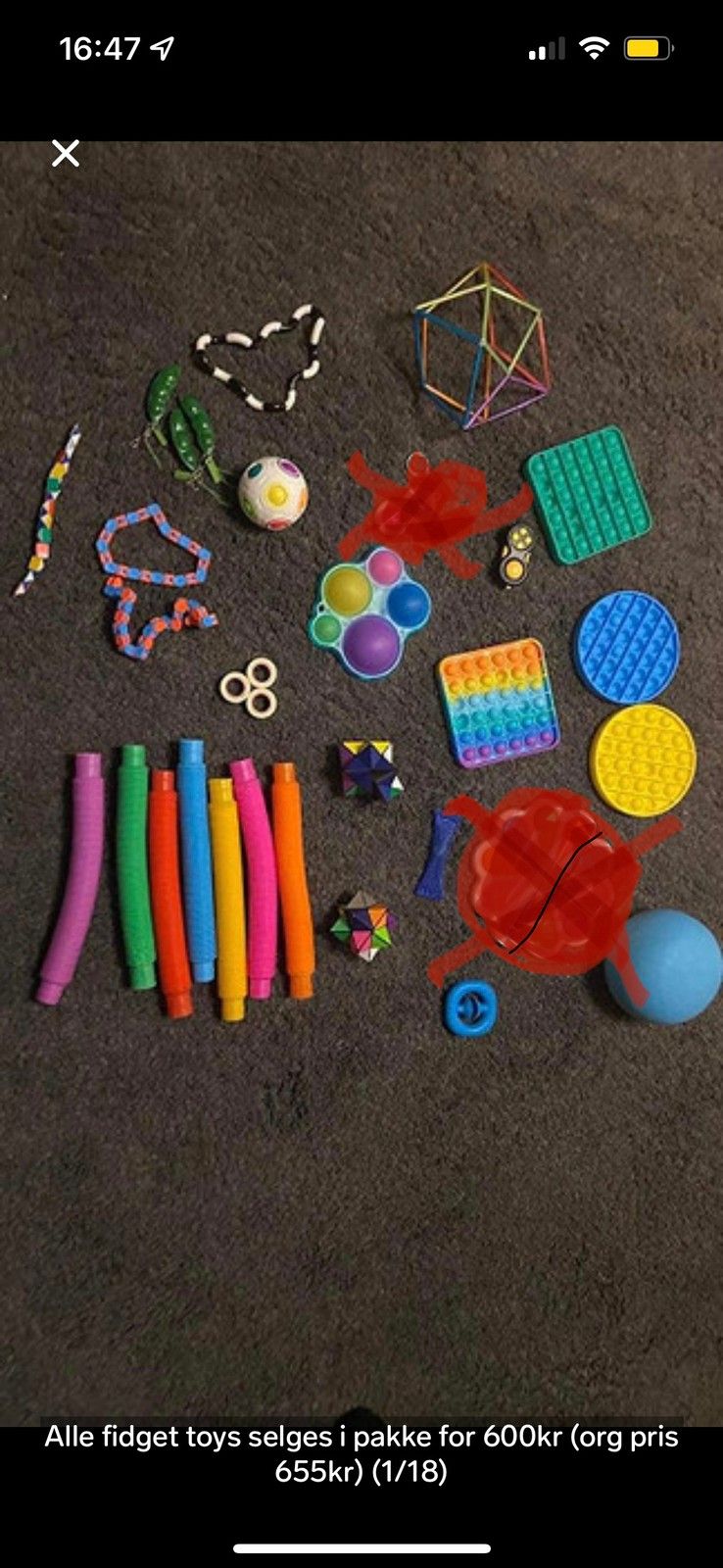 alle fidget toys