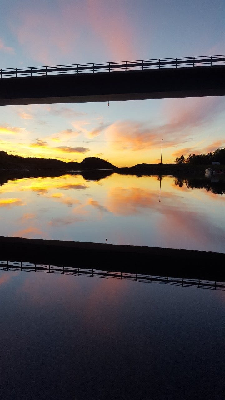 Sommernatt Galleribilde