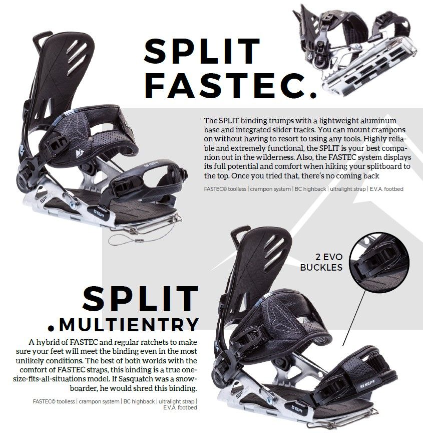 Snowboardbindinger for Splitboard - SP sLab Multi | FINN-torget