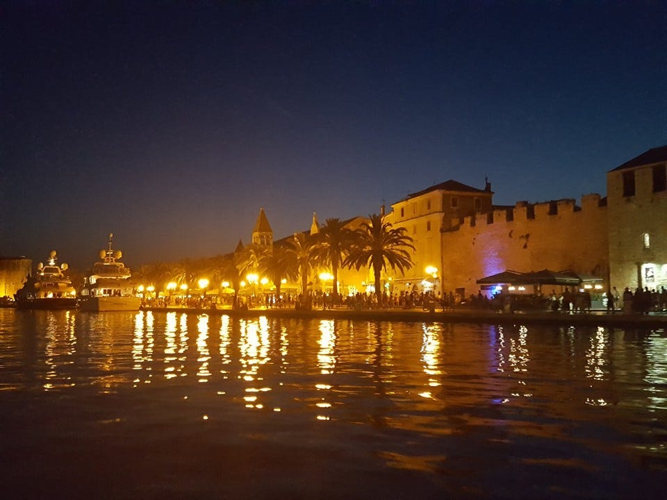 Kveldsstemning i Trogir Galleribilde