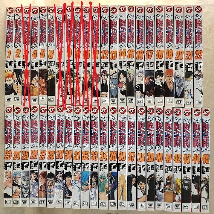 Bleach N1 2 4 6 12 65 Manga Engelsk Sprak Japansk Tegneserie Finn No