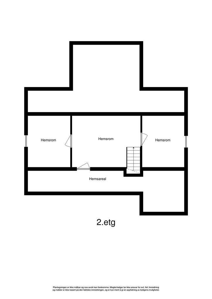 Plantegning 2. etasje Galleribilde