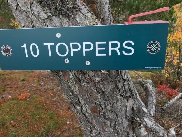 10 topper man kan bestige i nær omkrets Galleribilde