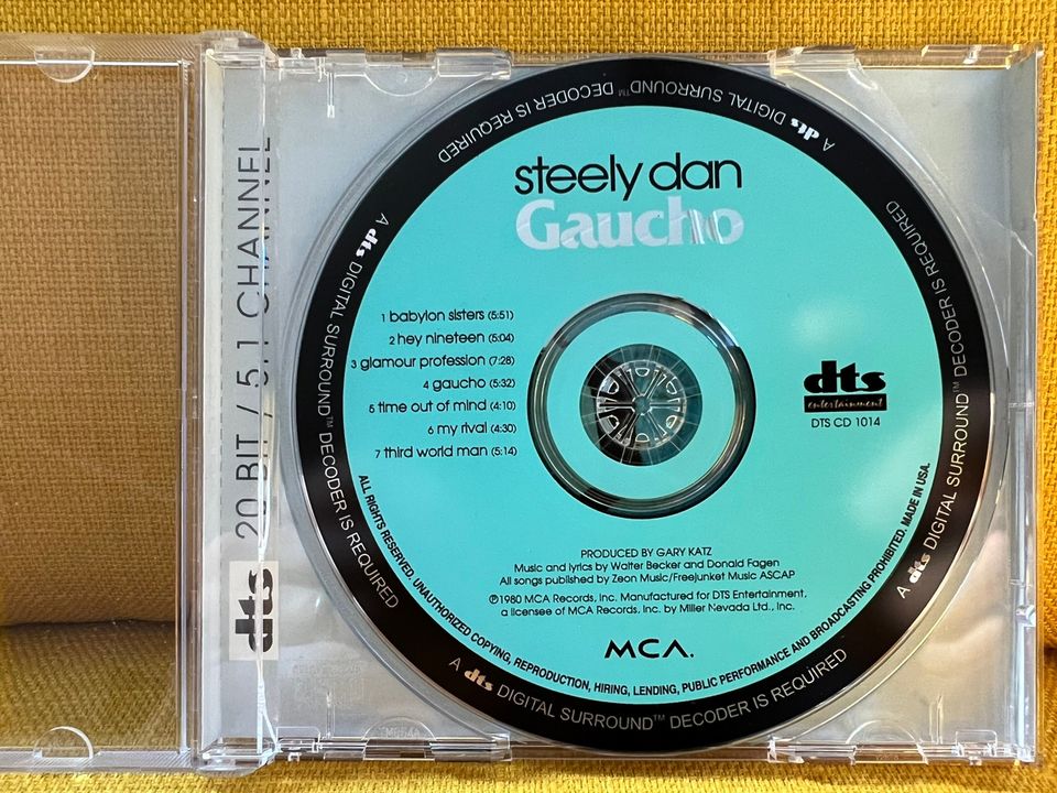 Steely Dan - Gaucho Digital Surround for DTS-Capable 5.1