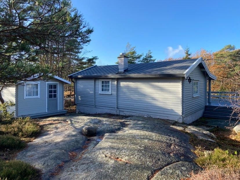 Hytta med annekset Galleribilde