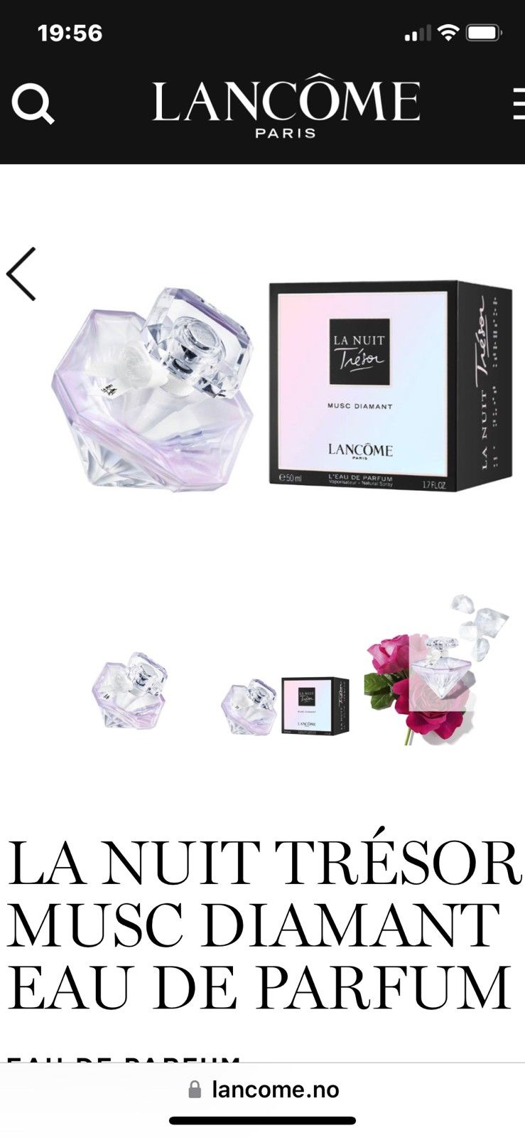 la nuit tresor musc diamant eau de parfum