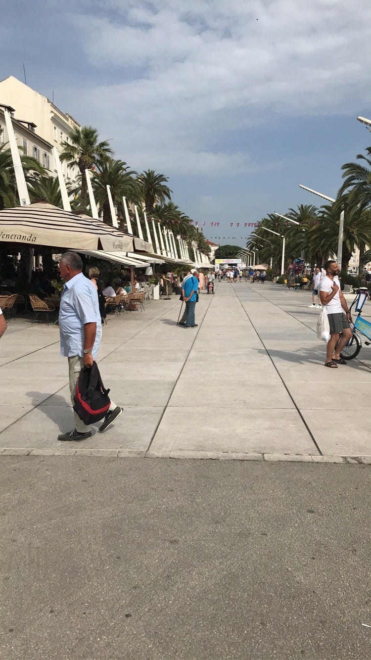 Split sentrum Galleribilde