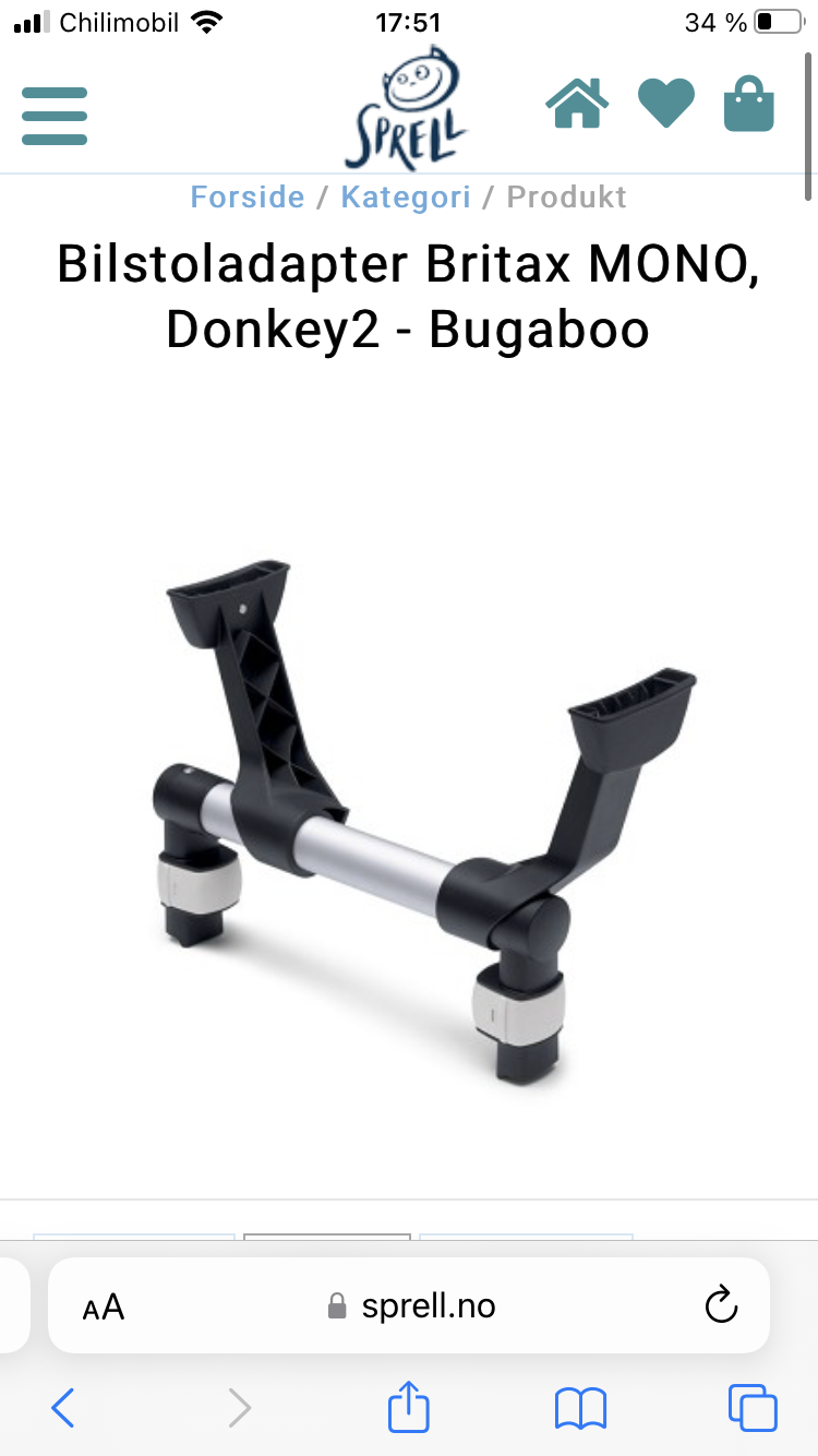 bilstoladapter bugaboo