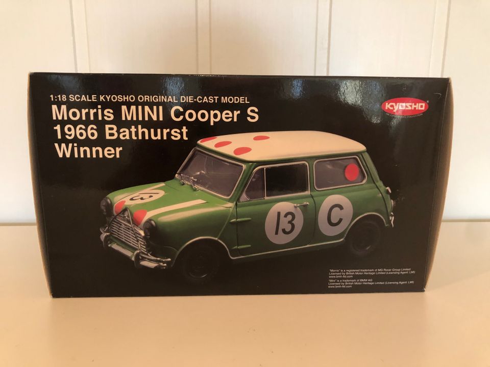 超レア❗️京商1/18 モーリス ミニクーパー S 1966 バサーストウイナー 超レア❗️京商1/18 モーリス ミニクーパー S 1966 バサースト