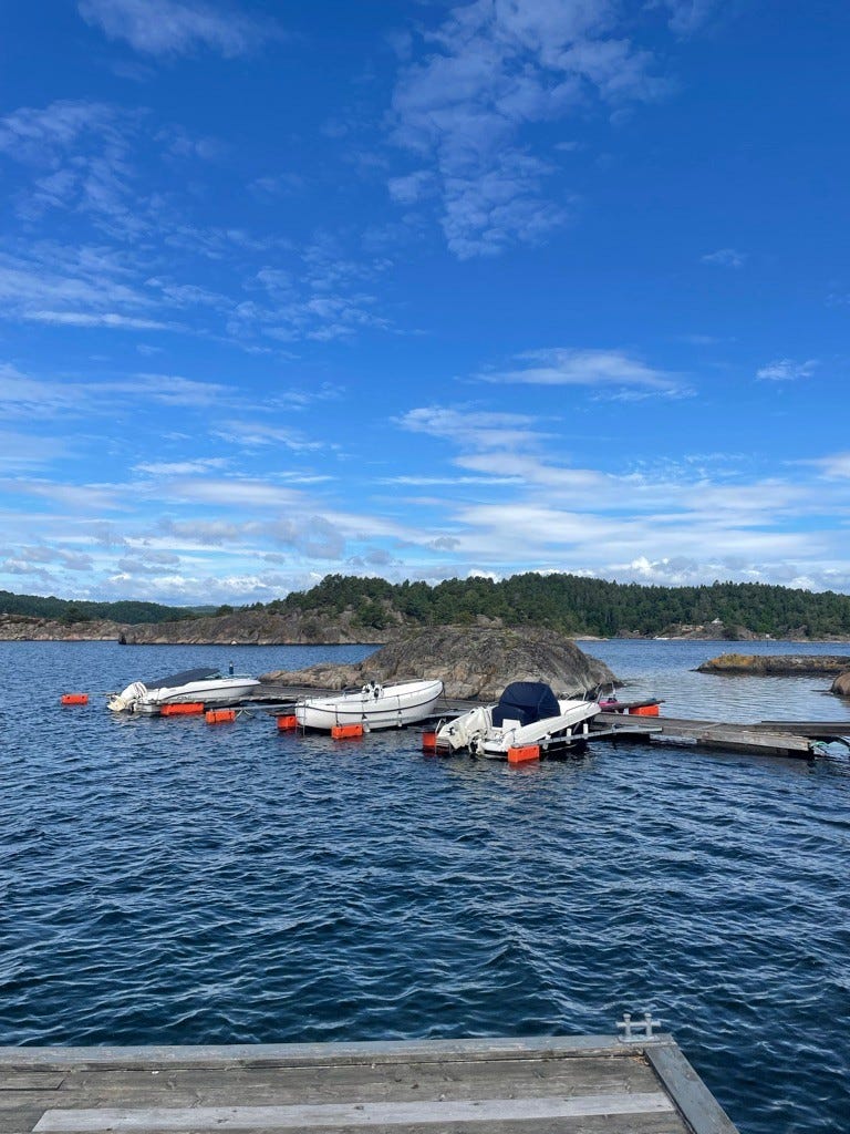 Båtbrygge Galleribilde