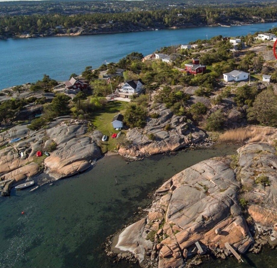 Oversiktsbilde tomt Galleribilde