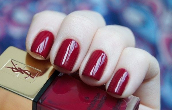 ysl nail polish fuchsia intemporel