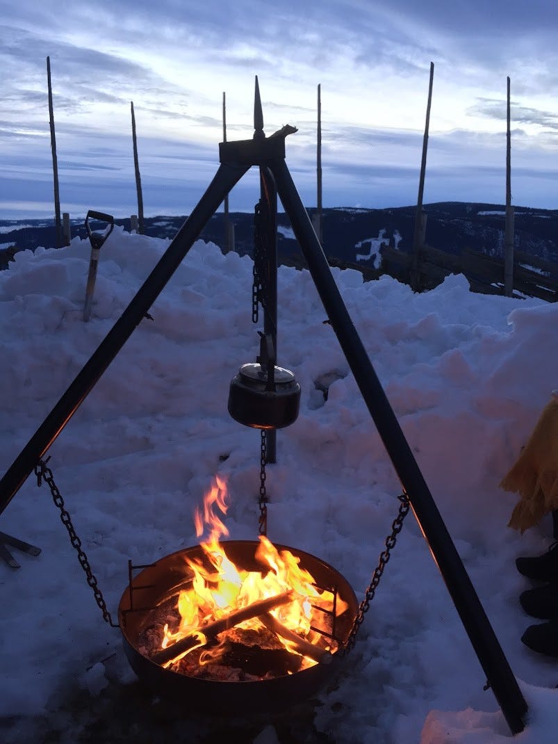 Bålpanne Galleribilde