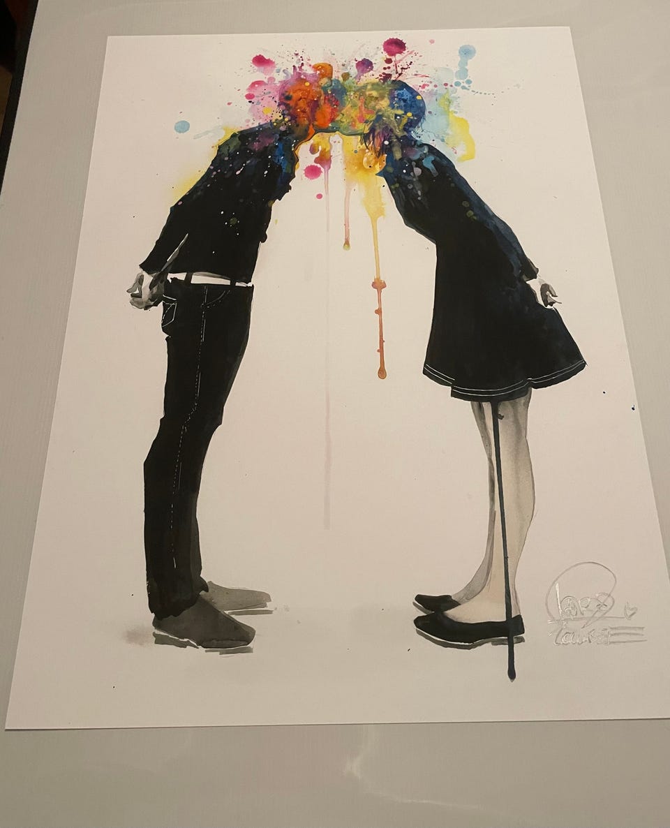 Lora Zombie Big Bang Kiss // banksy dolk 村上隆 草間彌生 ポスター