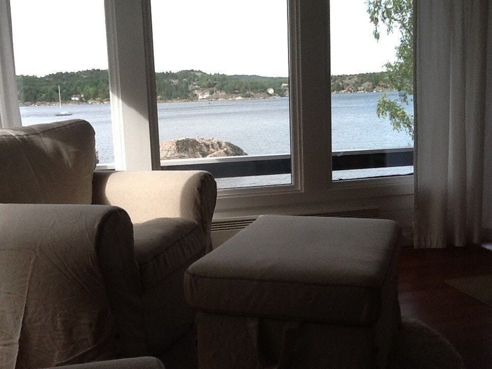 Utsikt fra stue Galleribilde