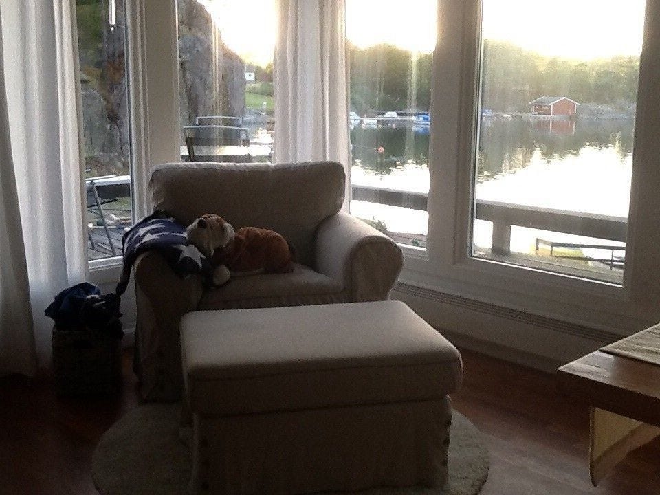 Utsikt fra stue Galleribilde