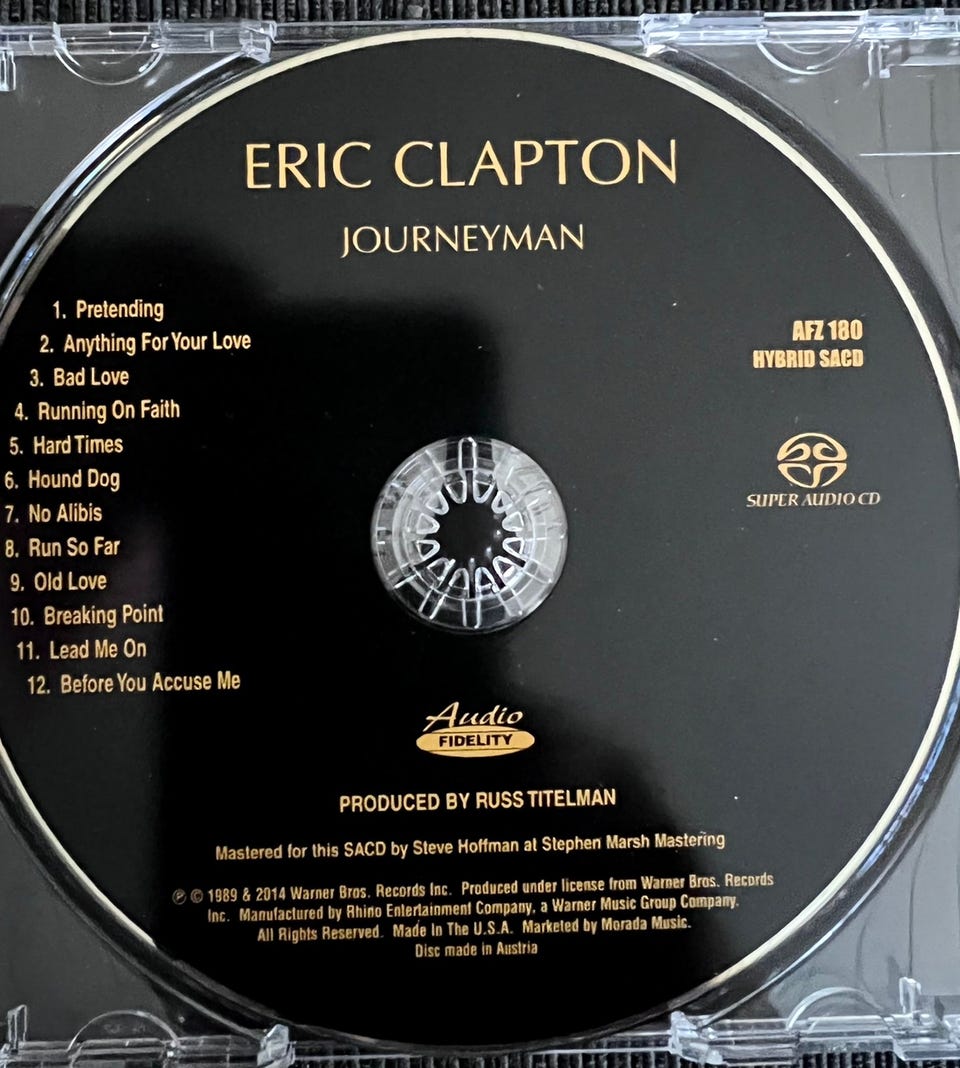 Eric Clapton Pilgrim Hybrid SACD 限定版 Eric Clapton Pilgrim Hybrid SACD 限定版