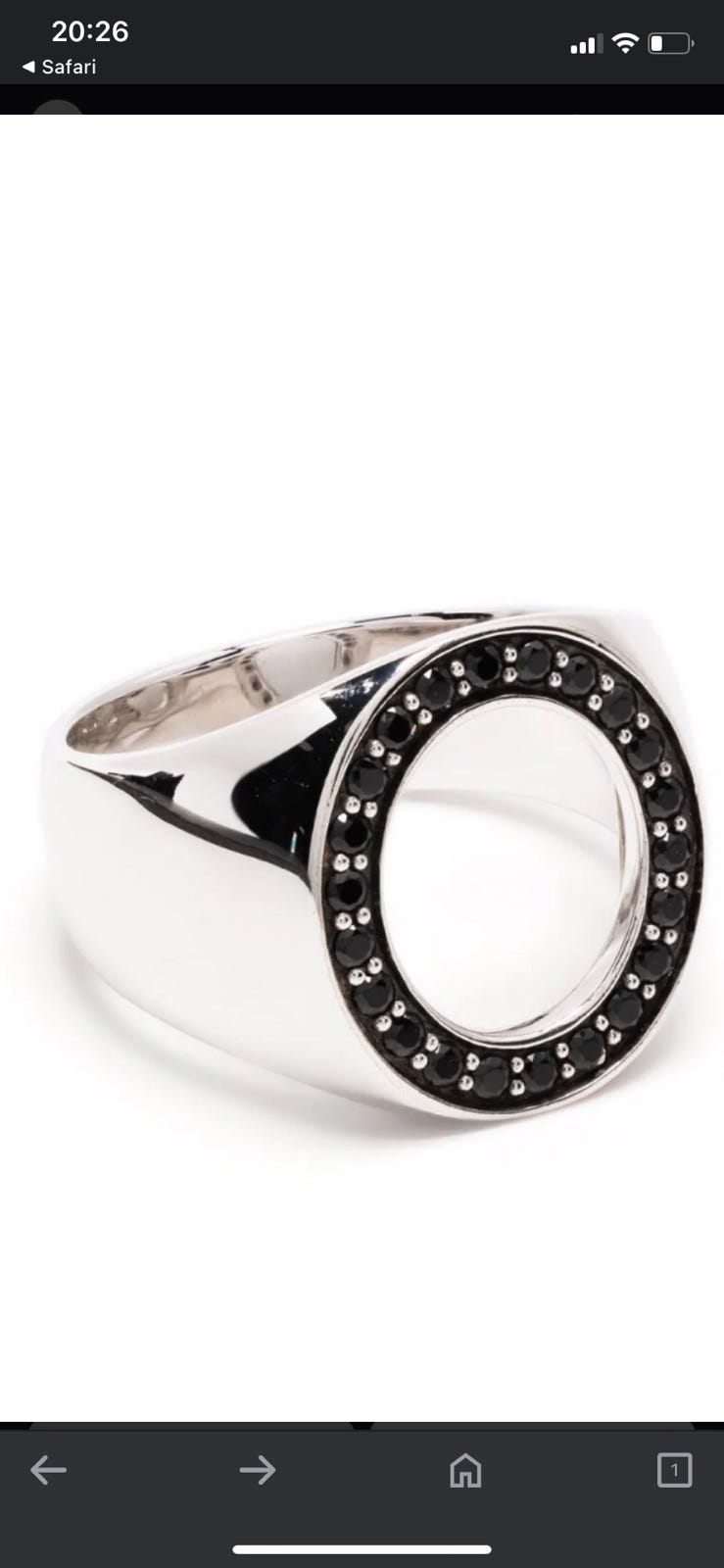 TOMWOOD OVAL OPEN SPINEL RING