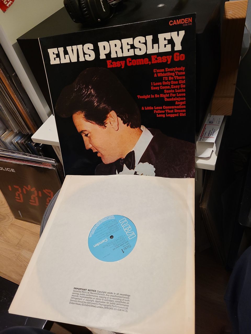 Elvis Presley Easy Come, Easy Go UK英盤 LP Easy Come Easy Go by Elvis Presley: Amazon.co.uk: CDs & Vinyl