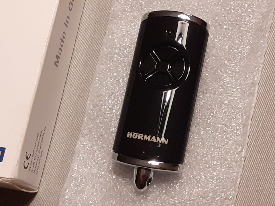 HORMANN HØRMANN HSE 4 BS BISECUR HÅNDSENDER FJERNKONTROLL TIL PORTÅPNER ...
