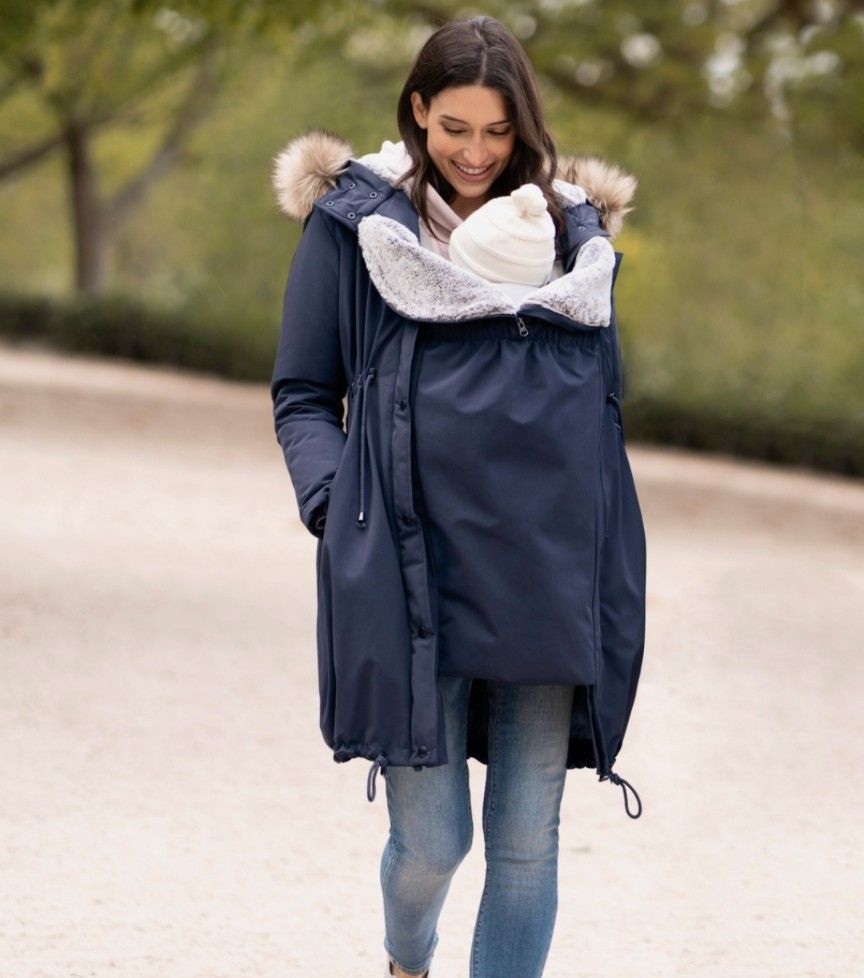 Mamma jakke 3 in 1 Valletta Marine blå vinter | FINN-torget
