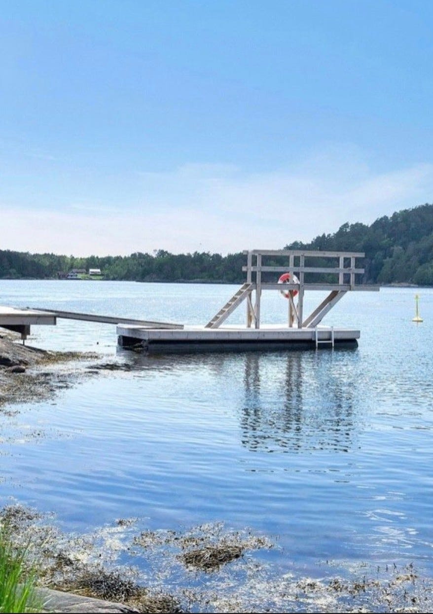 Felles badebrygge Galleribilde