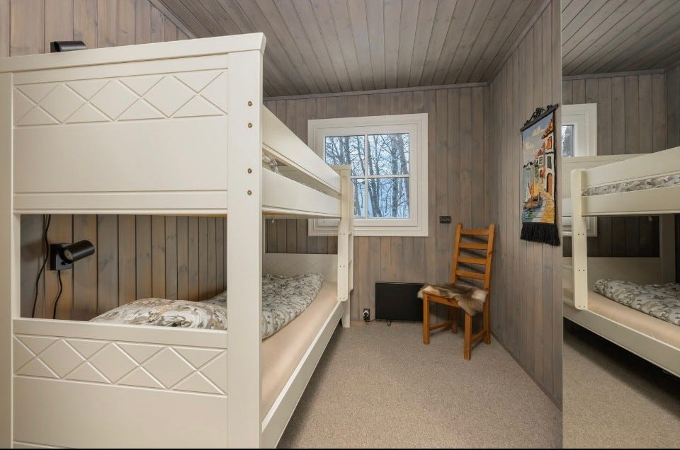 Soverom med køyeseng 90x200 Galleribilde