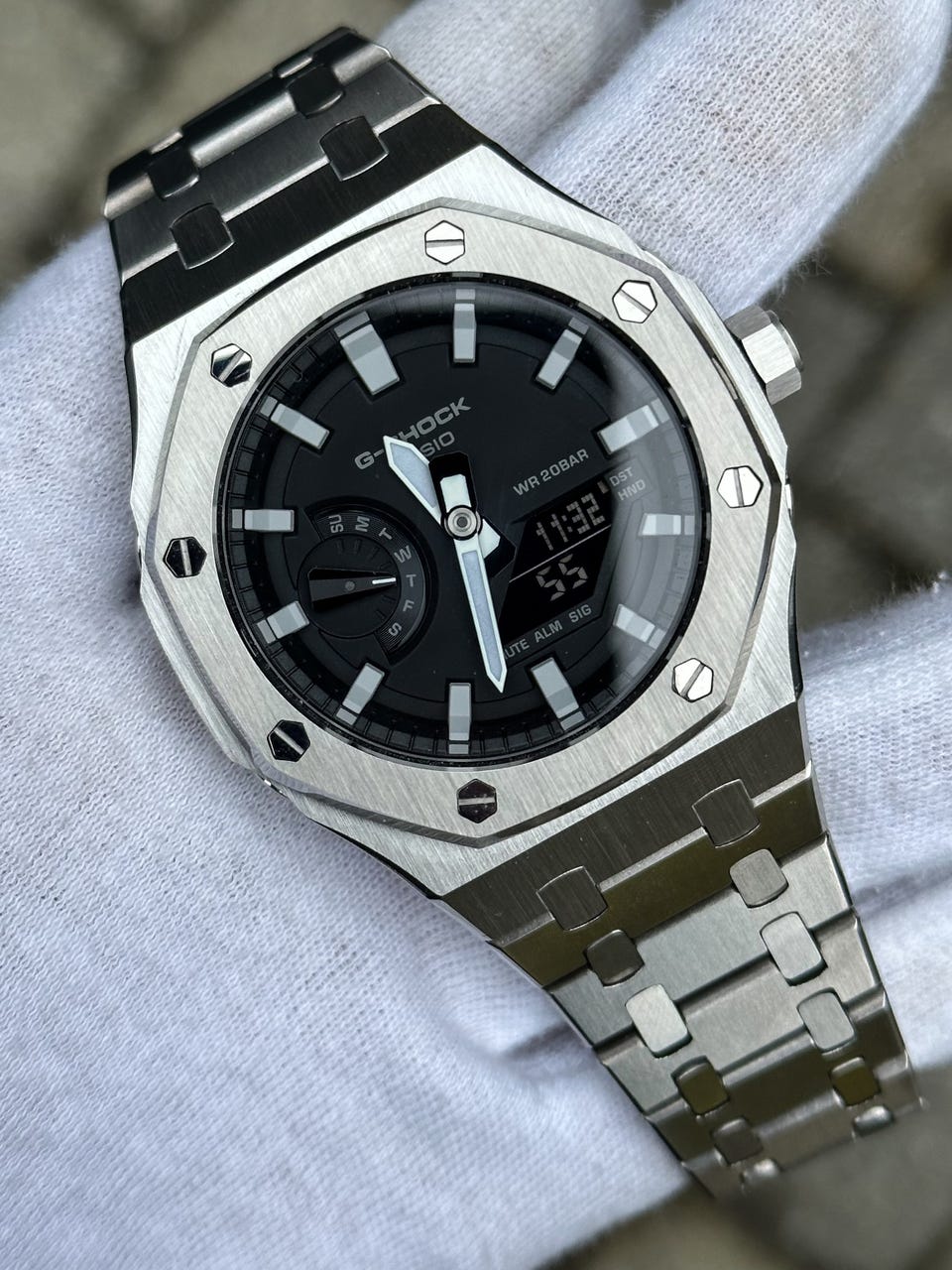 Audemars Piguet Ga 2100 Royal Oak Mod Metal Mod Kit For Casio G