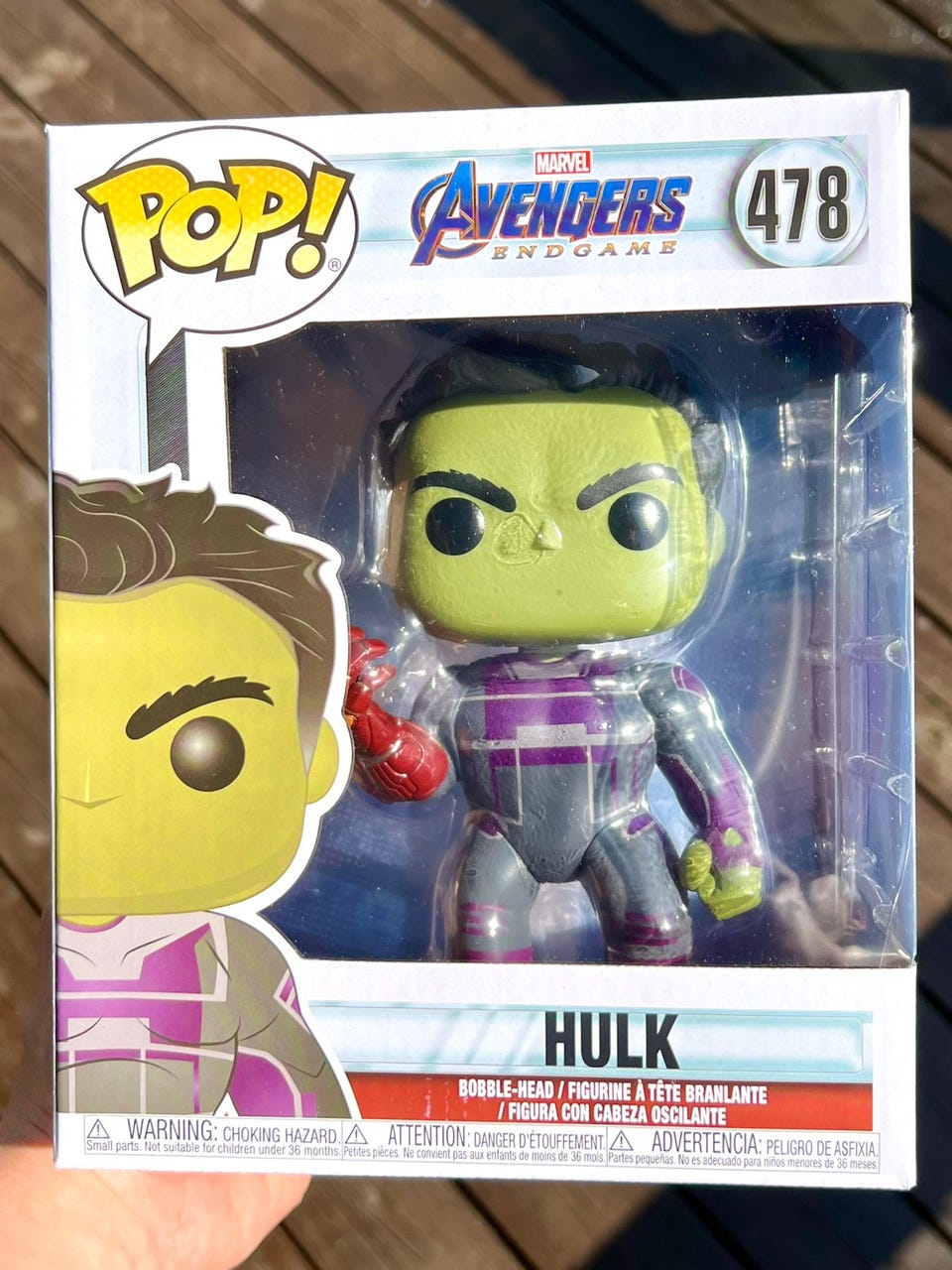 Marvel Hulk Hulk Pop 478 Funko Pop! Hulk (w/ Gauntlet) (6-inch