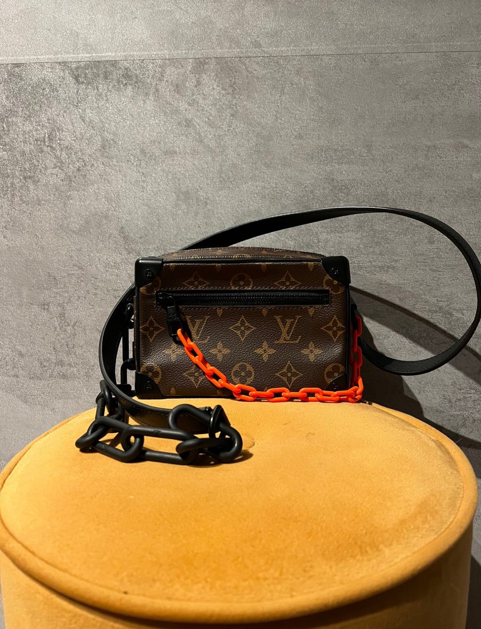 Vuitton Virgil Abloh Louis Vuitton Soft Mini Trunk Louis Vuitton X