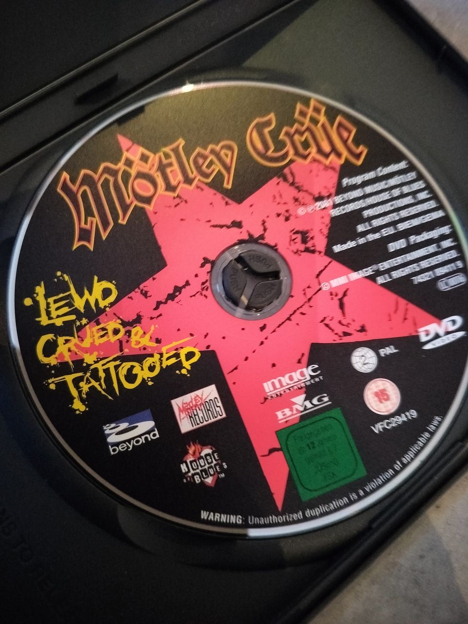 MOTLEY CRUE BROADCASTING LIVE レアCD&DVD Mötley Crüe – Broadcasting Live – DVD (DVD-Video, PAL