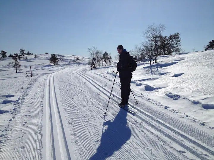 Turløype vinter Galleribilde