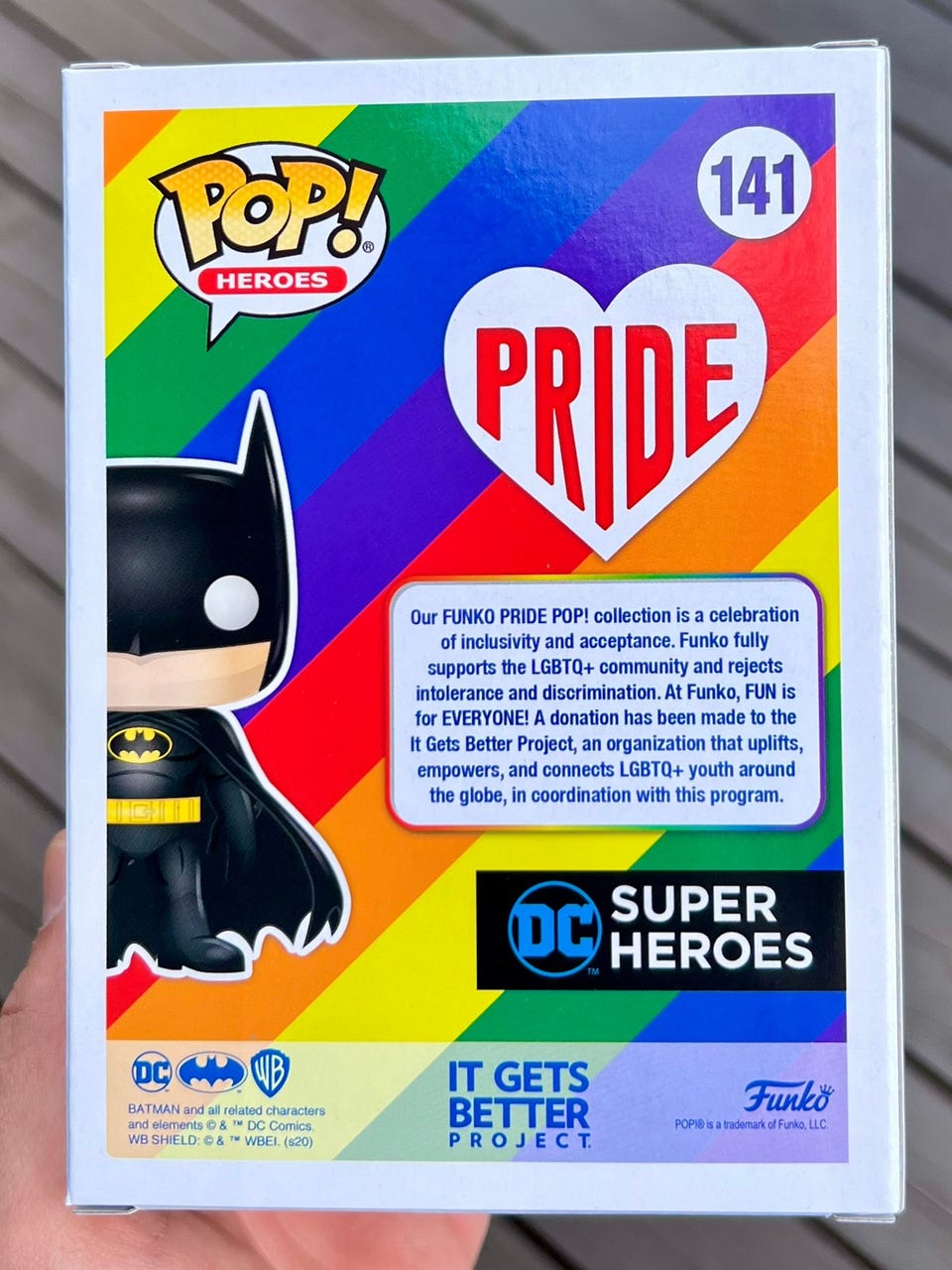 Dc Comics Rainbow Batman Funko POP! Heroes: 01 DC Super Heroes