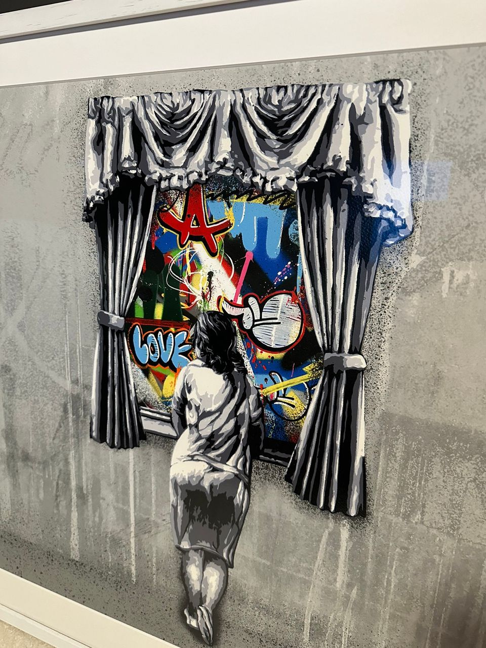 Martin Whatson Figure at the Window print MINT S/N 2018 COA