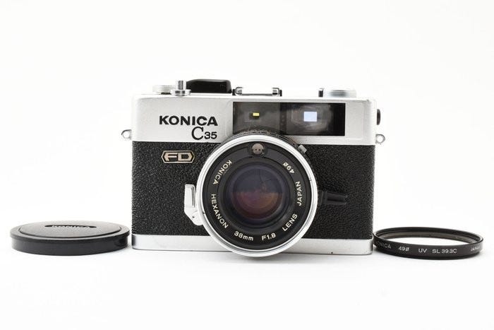 Konica コニカ C35 FD Hexanon ヘキサノン 38mm 1.8 コニカ Konica C35 FD HEXANON 38mm F1.8
