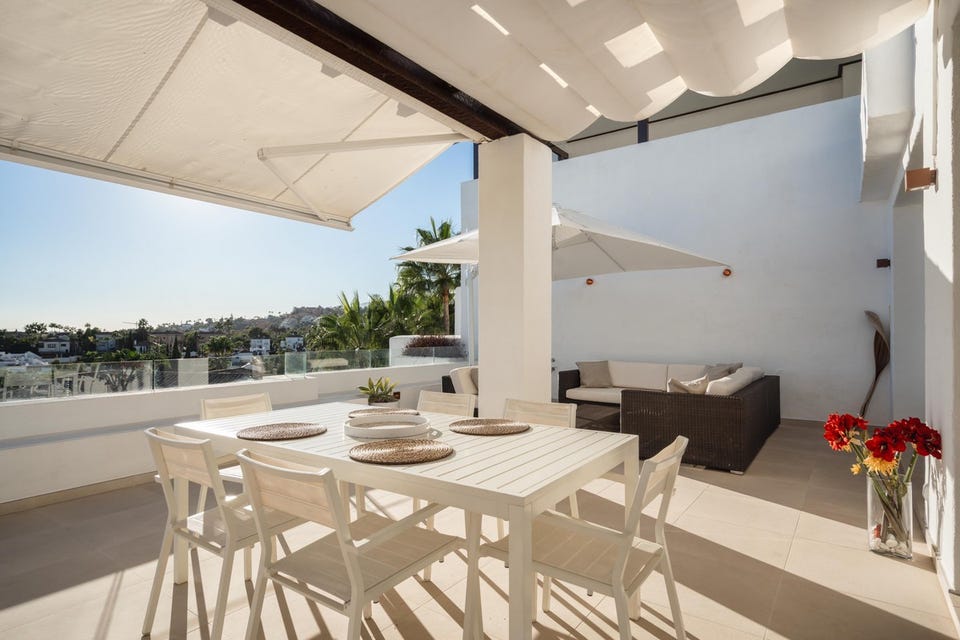 Eksklusiv 3-soveroms duplex-penthouse - Panoramautsikt over Middelhavet, La Concha og golfbanene, med takterrasse – bilde 2